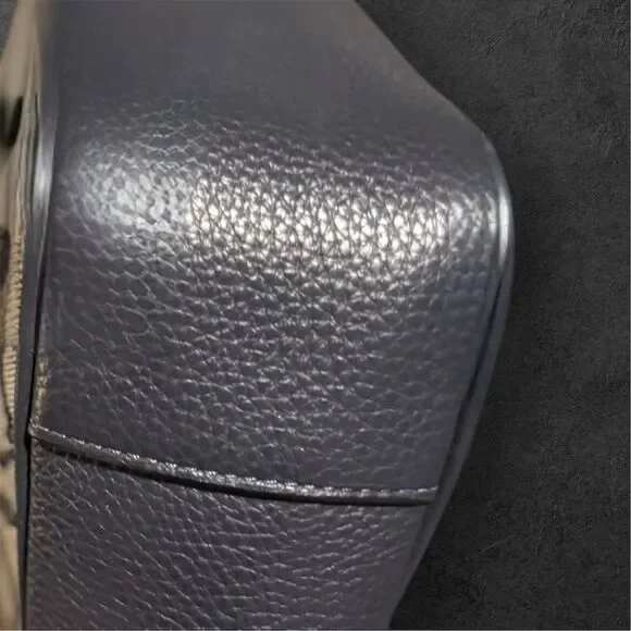 Coach Signature Canvas & Leather Crossbody Bag – Chain Strap Flap Purse - Picture 7 of 15